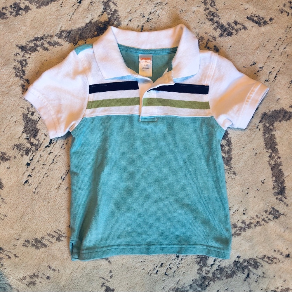 Gymboree | Toddler Boy’s Striped Light Blue Polo